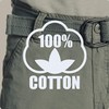 X RAY Men's Belted Tactical Cargo Long Shorts 18" Inseam