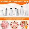 Dessert Decorating Syringe Set, 24Pcs Frosting Piping Kit with 6
