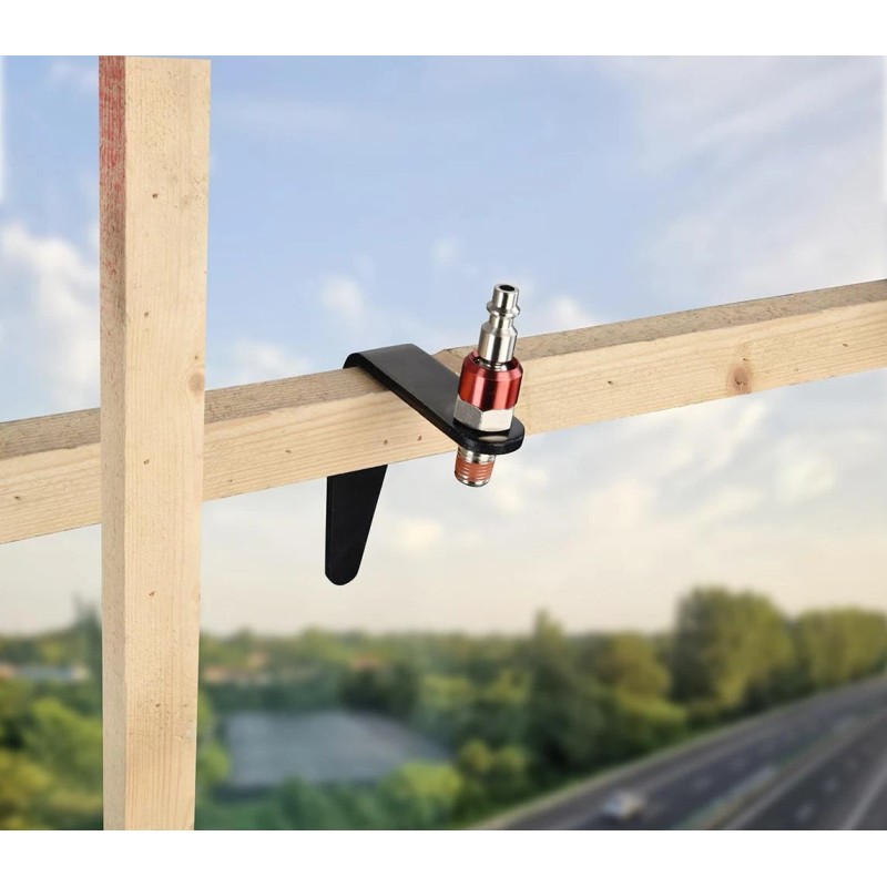 Raymagic Steel Pneumatic Tool Rafter Hook Hanger, Lightweight, Durable,Reusab