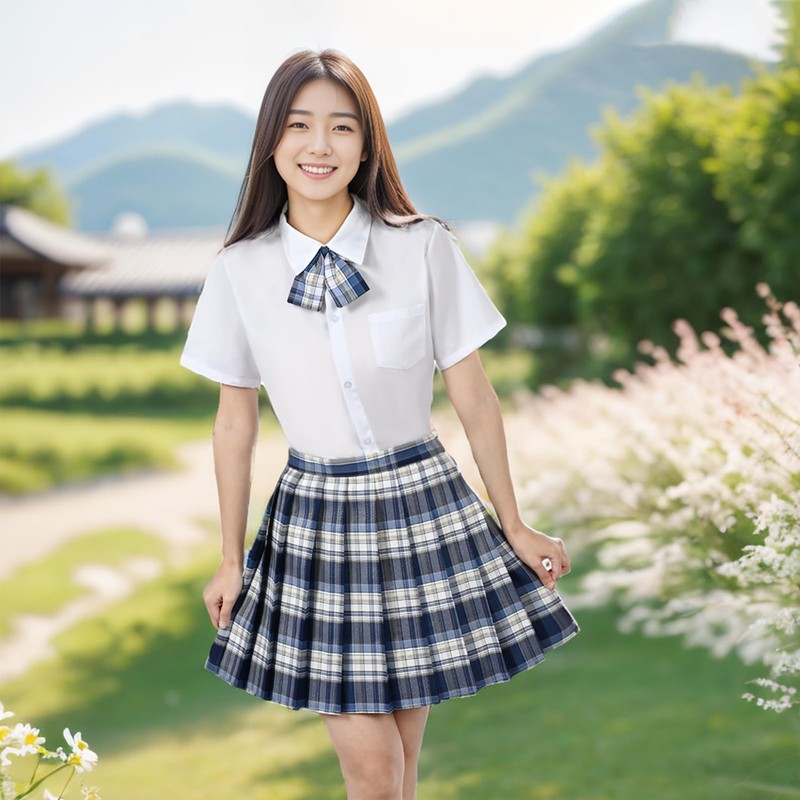 [Moerstar] 制服リボン スクールリボン セーラー服リボン 蝶結び 蝶ネクタイ JK制服 女子 学生 可愛い