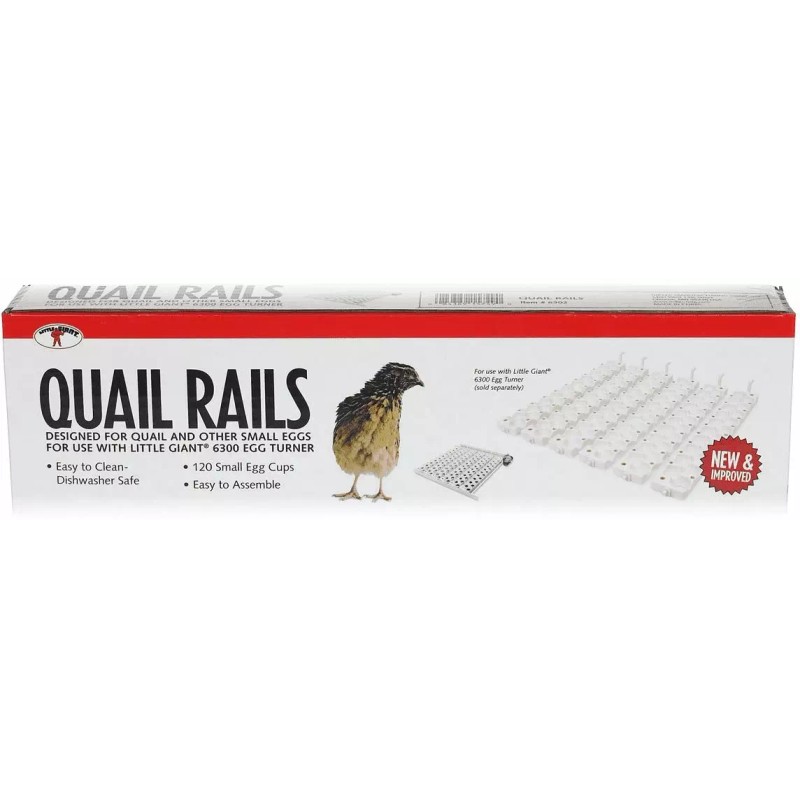 Millers Little Giant Quail Rails for Model 6300 Automatic Egg