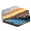 1 x Hexagon Coaster - Playa Veril Manso Fuerteventura Spain