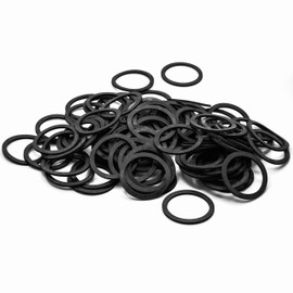 KINETICS LINE Rubber Flat Seal 1 1/2 Inch (44 x 36 x 2 mm) Pack of 100 Sanitary, Air Conditioning, Ventilation, Piping and Garden (from -20 °C to 70 °C)