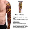 8 Sheets Full Sleeve Temporary Tattoos Stickers Watrproof 8 Sheets