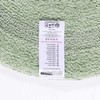 Homescapes Semi-Circular Bath Mat, Sage Green, Premium Bath Mat 50