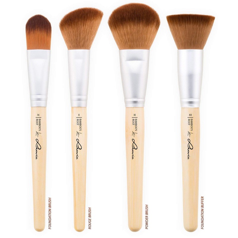 Luvia Cosmetics Vegan Cosmetic Brush, 12 Make-Up Brushes in Brush