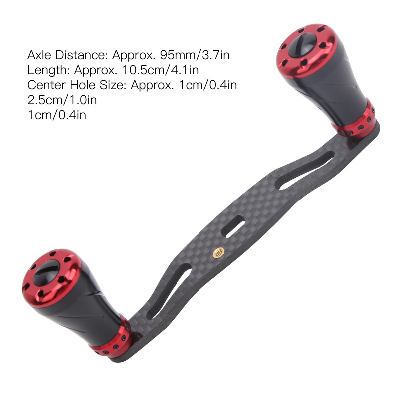 95MM Spinning Reel Rocking Handle Grip Left Right Fishing Wheel