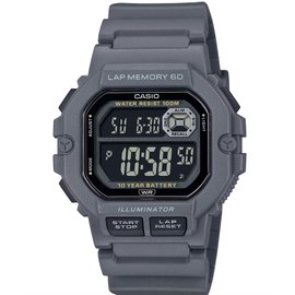 Casio WS1400H-2AV | Men’s Digital Watch | Black | 100M WR | Dual Time | 60-Lap Memory | Countdown Timer | Auto Calendar | Multi Alarms | LED Light | 1/100 SEC Stopwatch | 10 Year Battery