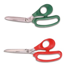 Wolff Industries Wolff Ergonomix Shear Sets – Robust and High-end Scissors for Gift Wrapping, Kitchen, Birds, Fabrics, Sewing, Industry, Upholstery () Holiday Gift Wrap Set Green