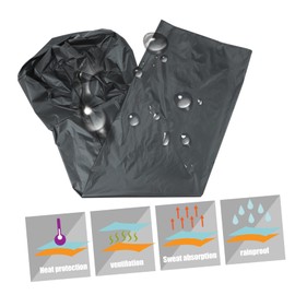 CAXUSD Heater Protective Cover Oxford Compact Easy to Open Close Protects against Sun Wind Rain Dust