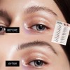 Yesallwas 9 Sheets 4D Hair-like Black Eyebrow Tattoo Sticker False