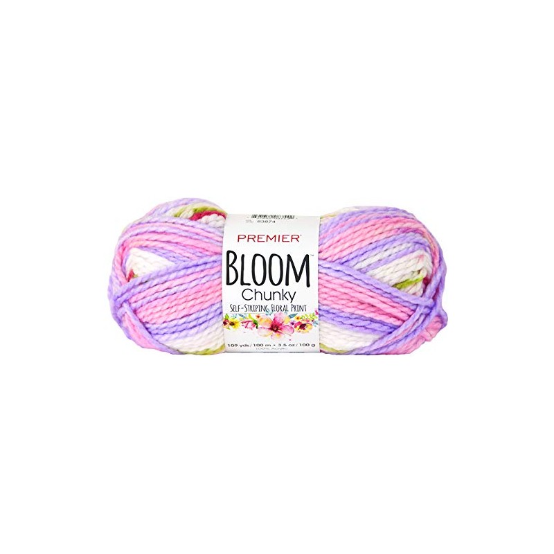 PREMIER YARNS YARN BLOOM CHUNKY TULIP