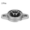 sourcing map 2pcs KFL001 Pillow Block Bearings 8mm Bore Bearing