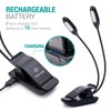 Vekkia Dual Heads Rechargeable Book-Light for Reading at Night in