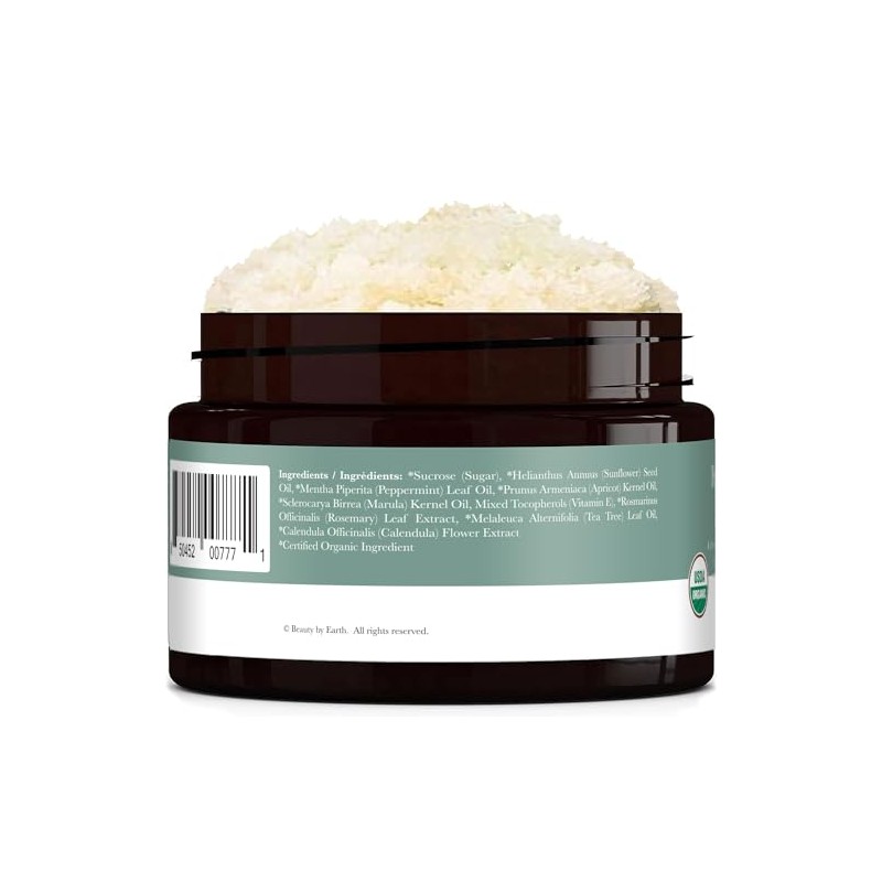 Beauty by Earth- Exfoliante corporal orgánico de árbol de té