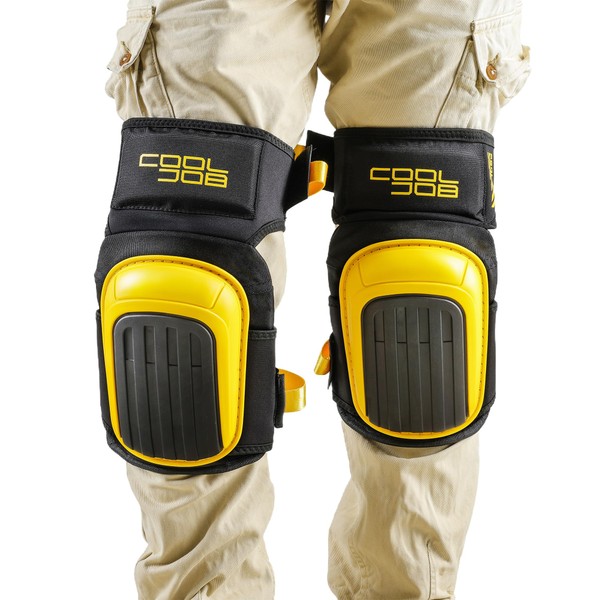 COOLJOB Professional Knee Pads, Foam Padding Gel Construction Rodilleras with