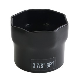 nebnickers 3-7/8 inch, 6-Point Truck Axle Wheel Bearing Socket, for Axle Nut Socket Set (3-7/8 Inch 6 Point)