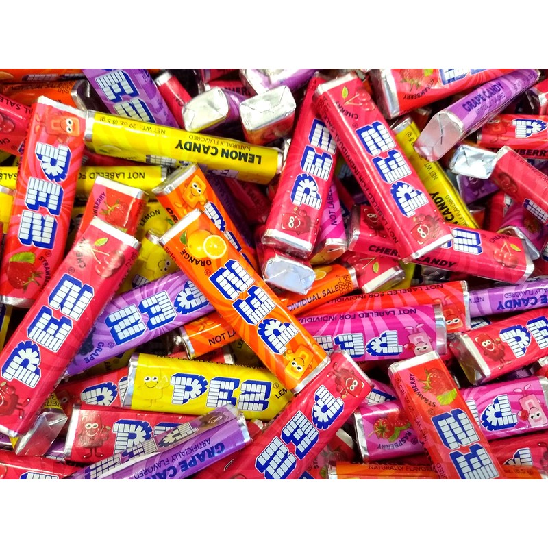 Pez - 1 Pound of Bulk Individually Wrapped Cherry Lemon