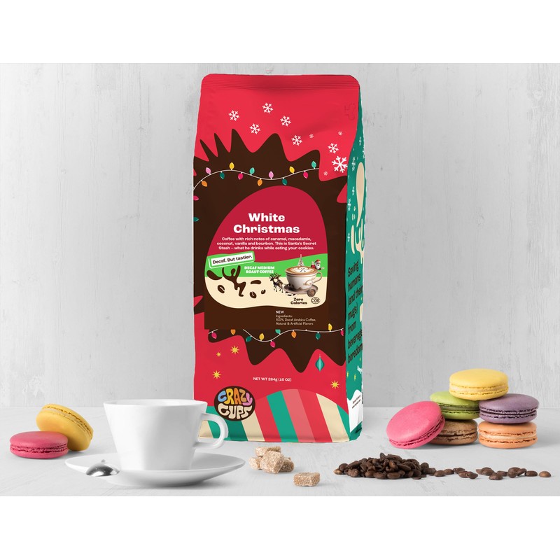 Crazy Cups DECaf White Christmas 3 X 10 Oz