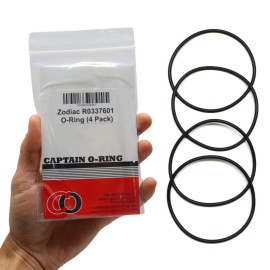 Captain O-Ring R0337601 O-Rings for Zodiac Jandy R0327301 Union Tailpiece (4 Pack)