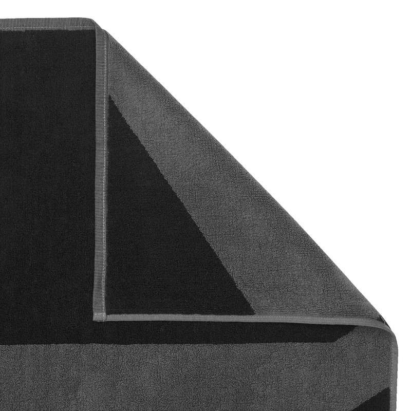 Borussia Dortmund BVB Bath Towel Grey/Black 70 x 180 cm