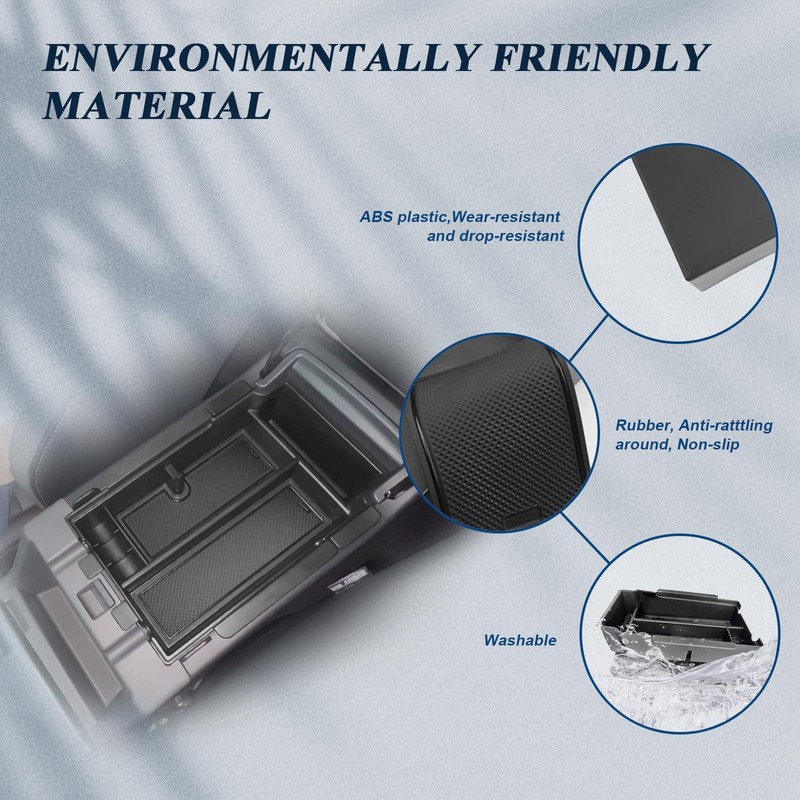 BIBIB0 2Pack 2024 2025 Crosstrek Center Console Organizer for 2023-2026