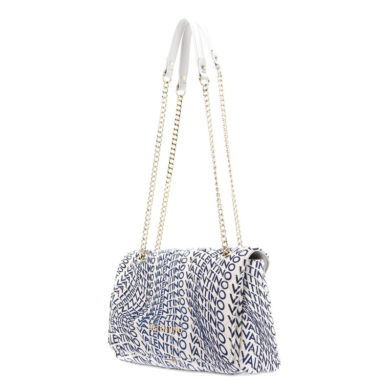 Valentino Women's Ocean Re School Bag, Blu/Multicoloured