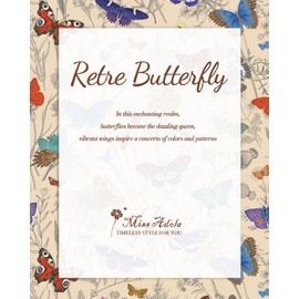 Miss Adola Cute Crossbody Purse Cell Phone Bags - Leather Cellphone Wallet Purse with Adjustable Shoulder Strap and Handle Strap Women Fashion Line Butterfly