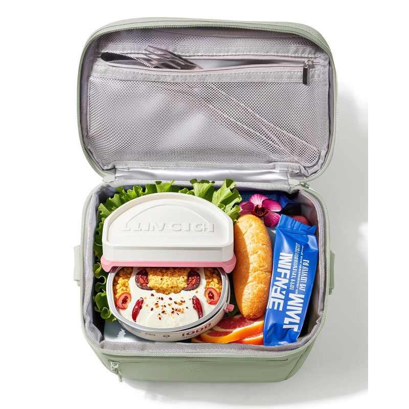 Insulated Lunch Box Bag Women Girls - Waterproof Leakproof Lightweight