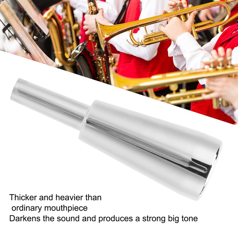 Trumpet Mouthpiece Heavy Duty Cone Metal Wind Musical Instrument Parts