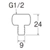 SANEI T2810-13 Pipe Parts Hose Nipple Hose Connection Diameter 0.4