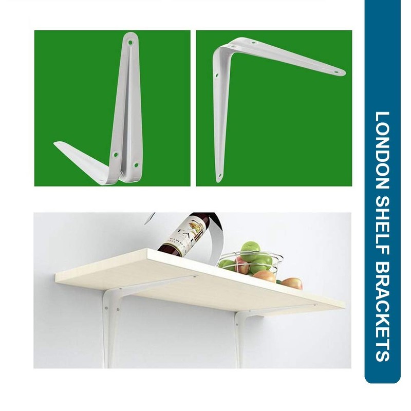 XFORT® London Shelf Brackets, Wall Mounted Shelve Brackets, Shelving Support