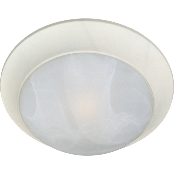 Maxim 5852MRTW Essentials Marble Glass Bowl Flush Mount 3-Light 180