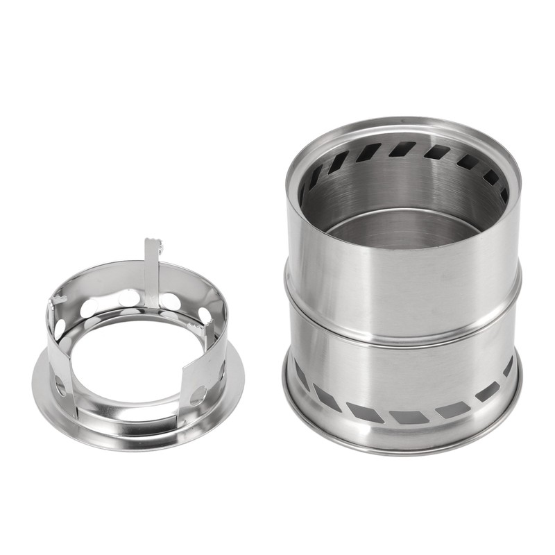 Mini Alcohol Stove for Camping Hiking Stainless Steel Campfire Stove