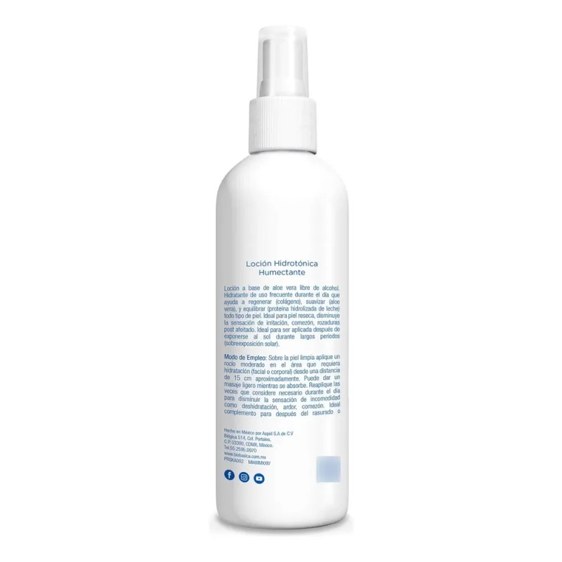 Loción Hidrotónica Biobásica 240 Ml - Hidratante