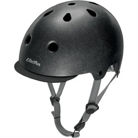 Electra Bike and Skate Helmet 'Graphite Reflective' Solid Colour Helmet, Size (Head Circumference): 59-61 cm