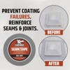 Liquid Rubber Peel and Stick Seam Tape for Easy Repairs