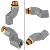 Unbranded 3/4" NPT 2 Fuel Transfer Hose 360Rotating Connector for