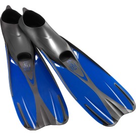 TUSA Sport UF-0202 Full Foot Fin, Large, Blue