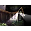 Maxsa 44218 Off-White Solar-Powered Dual Head LED Security Light