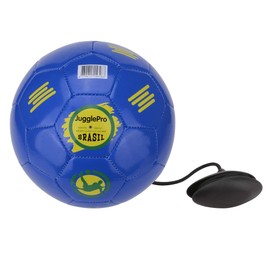 Juggle Pro Solo Soccer Kick Trainer - Size 2 (15.1cm), Brazil Blue - for Solo or Group Kick Training