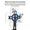FANAUE Cell Phone Tripod Mount, Magnetic Aluminum Smartphone Stand Adapter