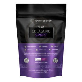 Shot Colágeno Sport Suplemento Healthaddiction Efervescente