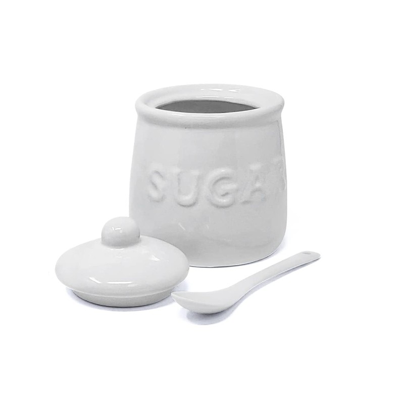 Kovot 10 oz Ceramic Sugar Jar & Spoon Set -