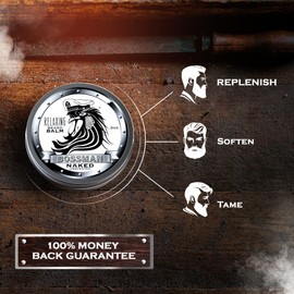 Bossman Relaxing Beard Balm - Naked Scent 57g