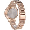 NINE WEST Women's Crystal Accented Bracelet Watch, Rose Gold/Navy, NW/2098NVRG