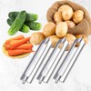 3 PCS Stainless Steel Sharp Potato Peelers
