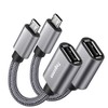 USB to Micro USB Adapter 2 Pack, Unidirectional Micro USB