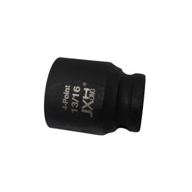 JXHONG 1/2" Drive 13/16" 4-Point Square Socket, Heat Treated Cr-V Alloy Steel