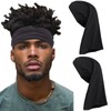 2 Pieces Dreadlock Cap Tube Locs Cap Shower Cap Long